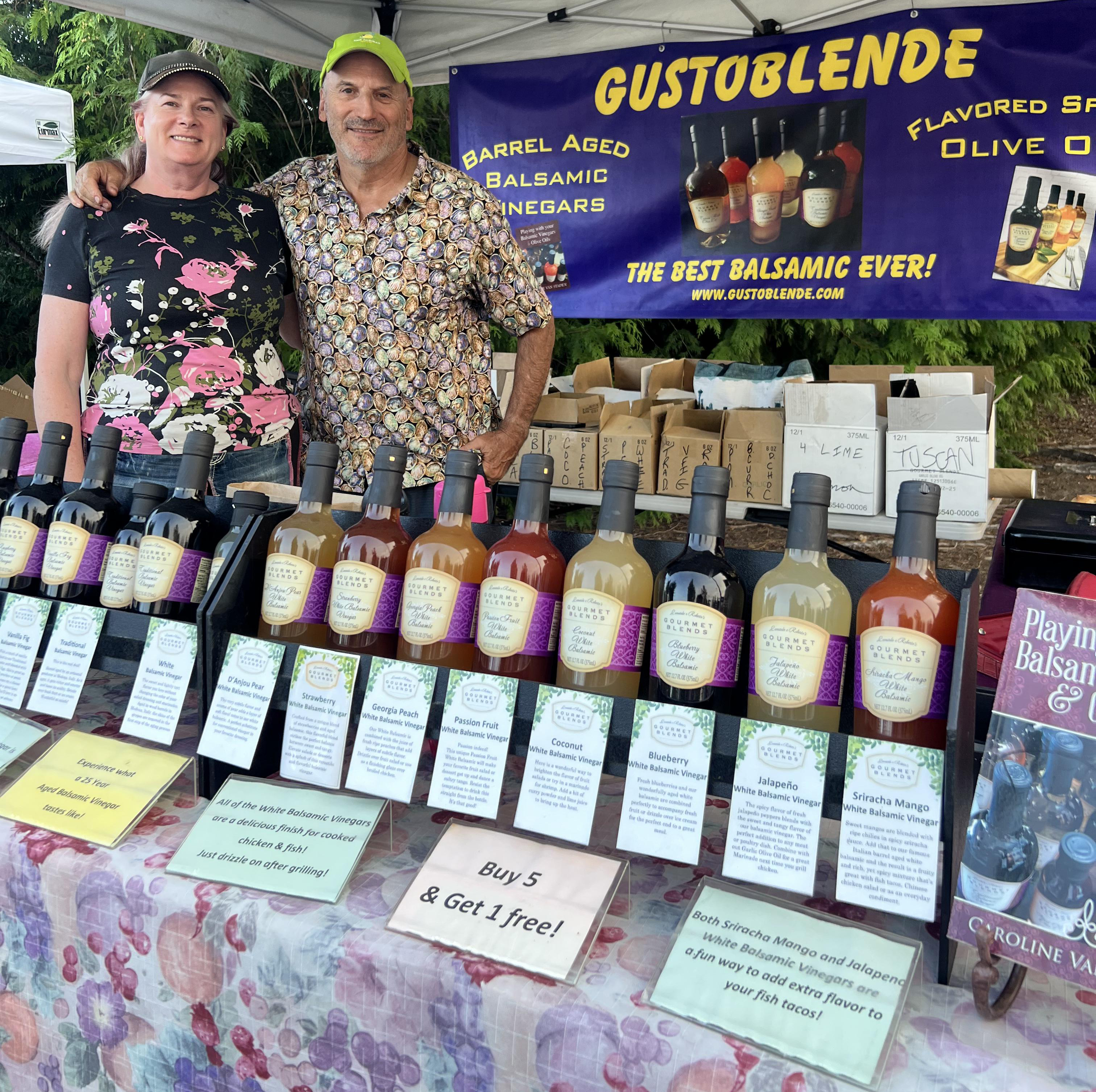 Caroline & Josh at the Gustoblende Display